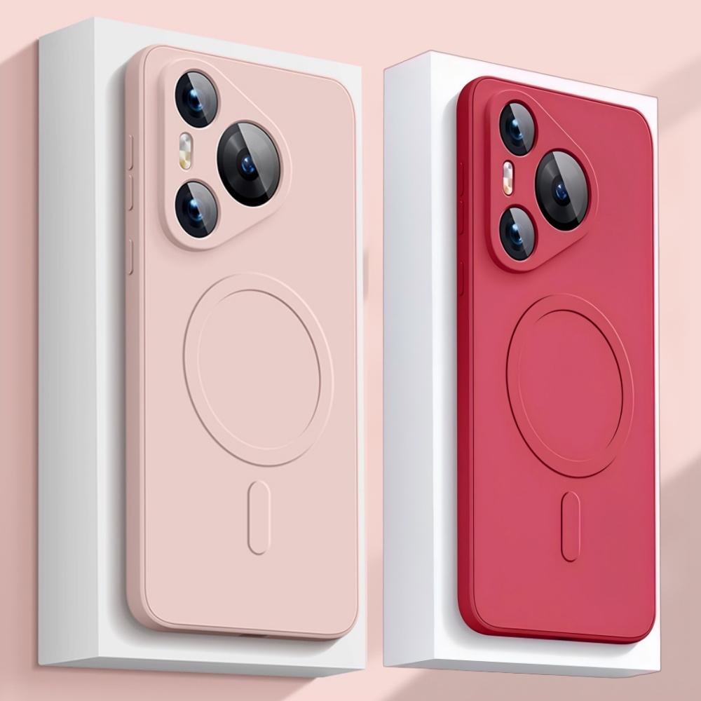 Huawei Pura 70 - Luxe Siliconen voor Magsafe Telefoon Case