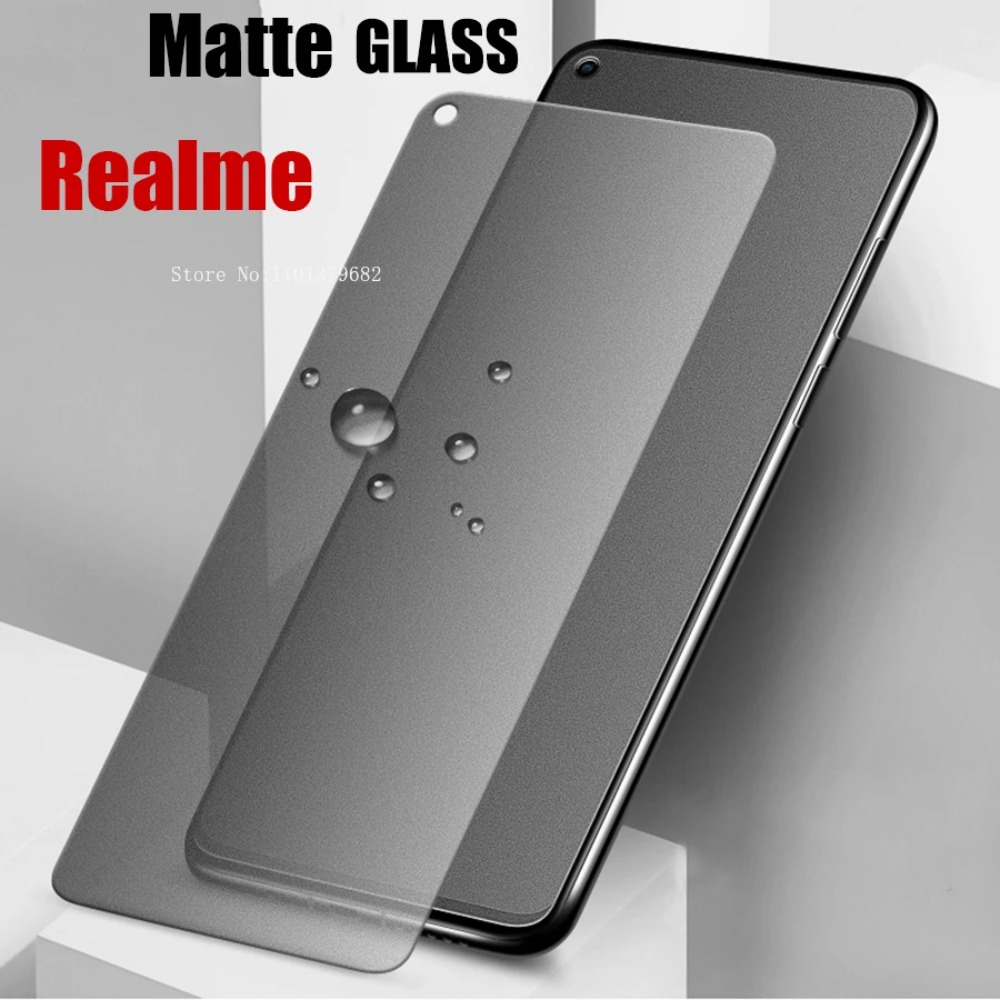 Realme C67 - 3 stuks mat gehard glas Realme