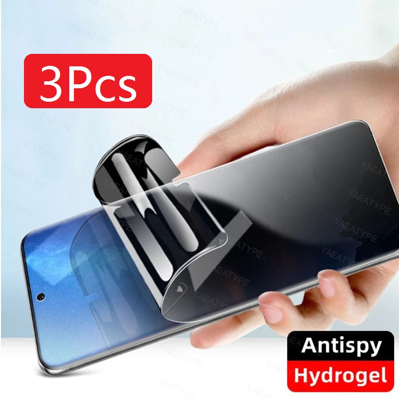 Vivo V40 - 3 Stuks Anti-Spy Screen Protector Voor