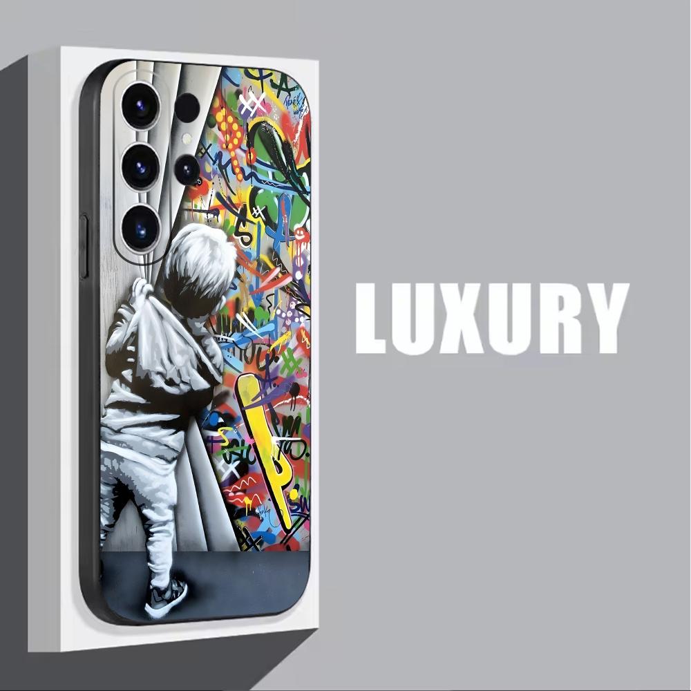 Banksy Graffiti Art Telefoon C - Samsung Galaxy S25 recensie en prijs