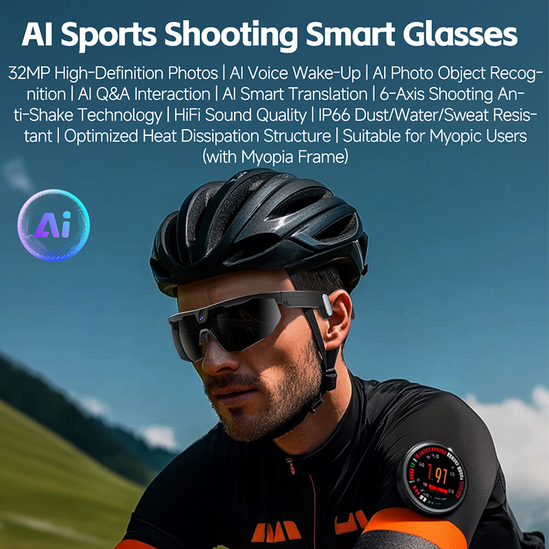 Nieuwe coole fietsbril met ant - Smart Glasses Lens recensie en prijs