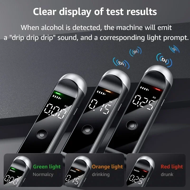 Digitale Alcotester nieuwe alc - Breath Rate Monitor recensie en prijs