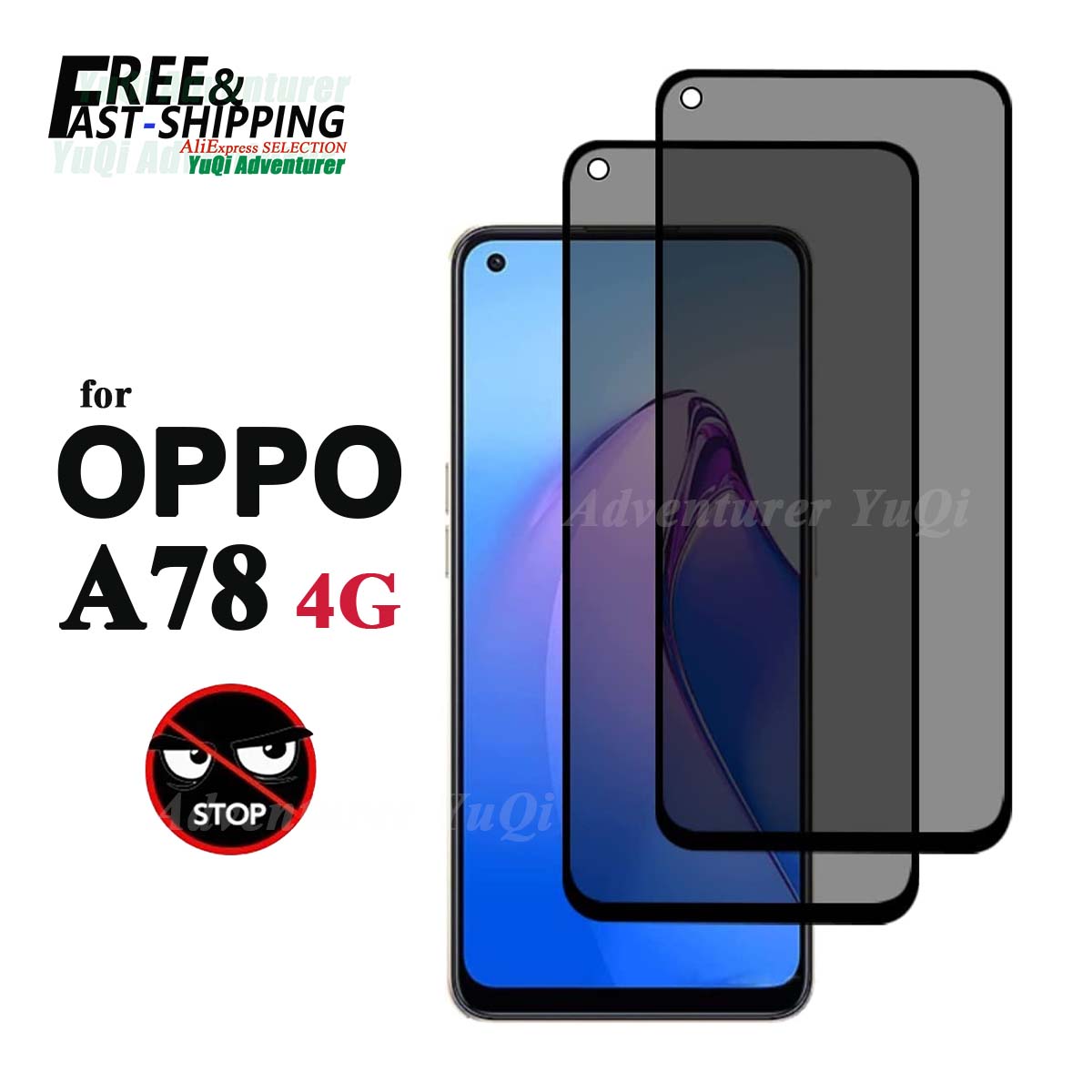 Anti Spy Screen Protector Voor - Oppo A78 recensie en prijs