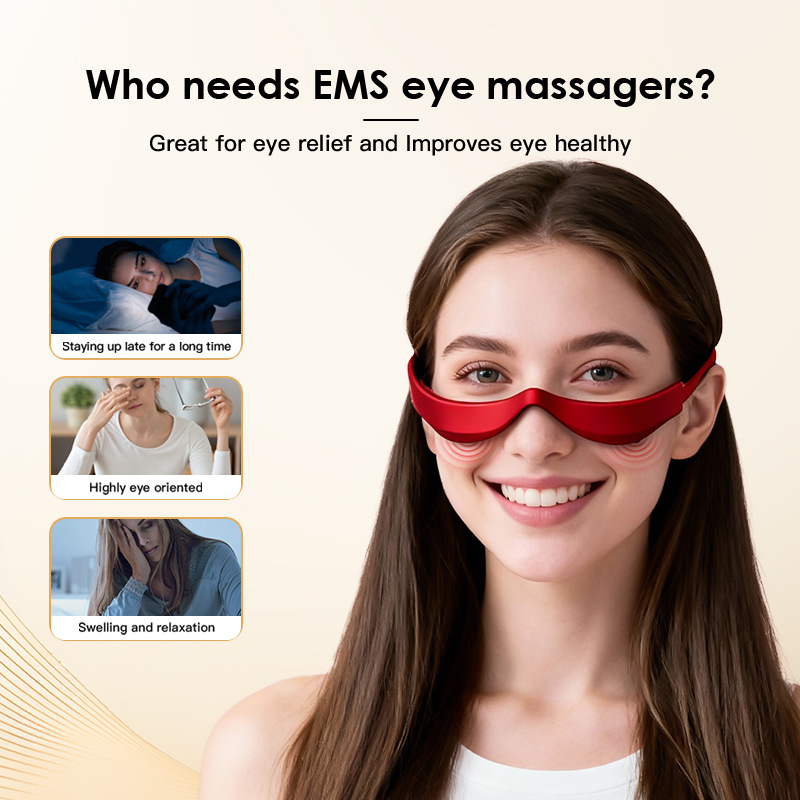Elektrische oogmassagebril EMS - Light Therapy Glasses recensie en prijs