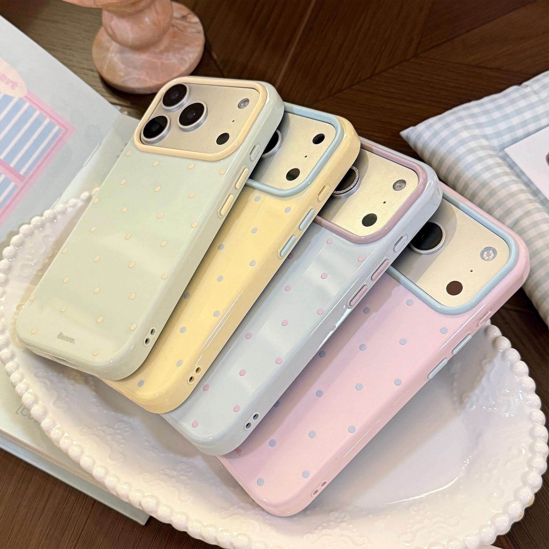 INS Koreaanse Polka Dots Candy - Apple Iphone 15 Pro Max recensie en prijs